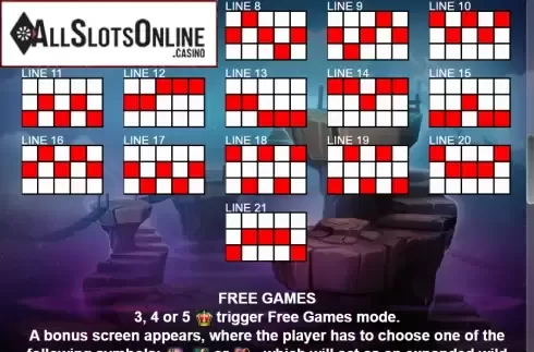 Paytable 3. 3 Towers from Casino Technology