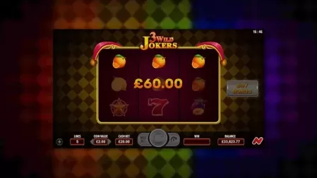 3 Wild Jokers slot screenshot 2
