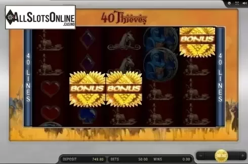 Screen 3. 40 Thieves from Bally Wulff