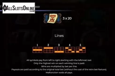 PayLines screen