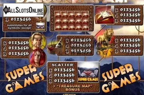 Screen4. Balloon Safari from Casino Technology