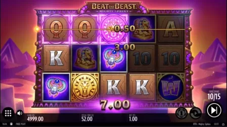 Beat the Beast: Mighty Sphinx slot screenshot 4
