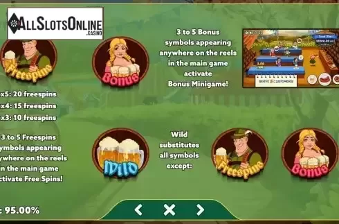 Features screen
