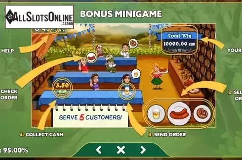 Bonus game screen