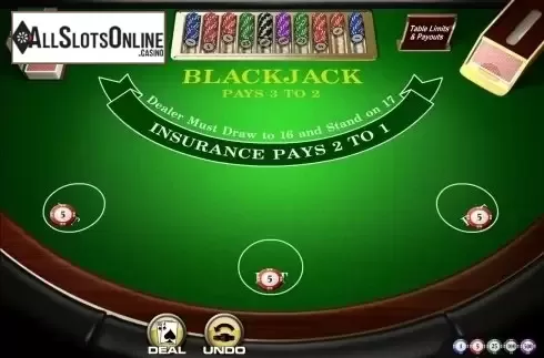 Game Screen 1. Blackjack (Amaya) from Amaya