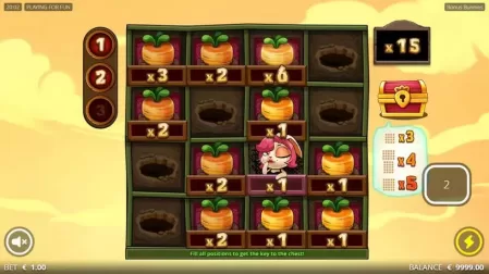 Bonus Bunnies slot screenshot 2