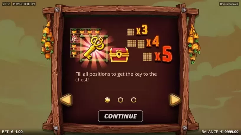 Bonus Bunnies slot screenshot 4