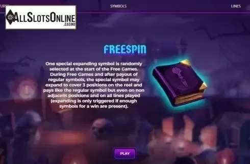 Features. Book of Eon from Spinmatic