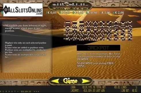 Screen4. Book of Pharaon HD from World Match