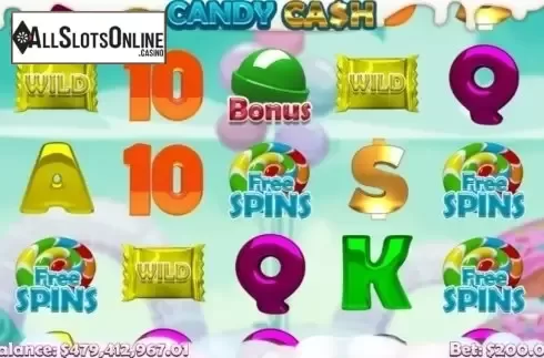 Reel Screen. Candy Cash (Mobilots) from Mobilots