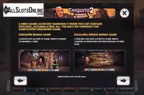 Bonus game screen