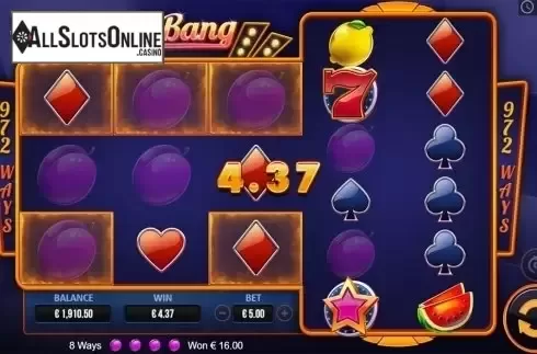 Win screen. Chitty Bang from Pariplay