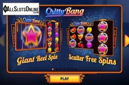 Intro screen. Chitty Bang from Pariplay