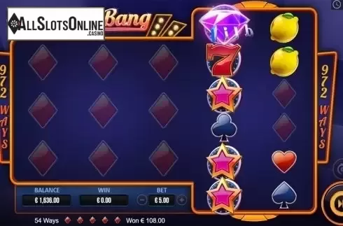 Mega symbol win screen. Chitty Bang from Pariplay