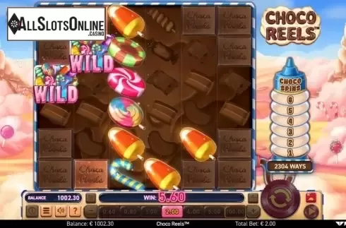 Win Screen 2. Choco Reels from Wazdan