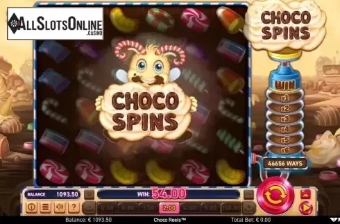 Free Spins 1. Choco Reels from Wazdan