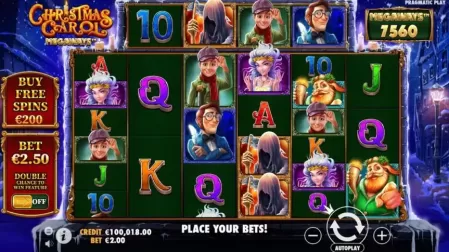 Christmas Carol Megaways slot screenshot 1