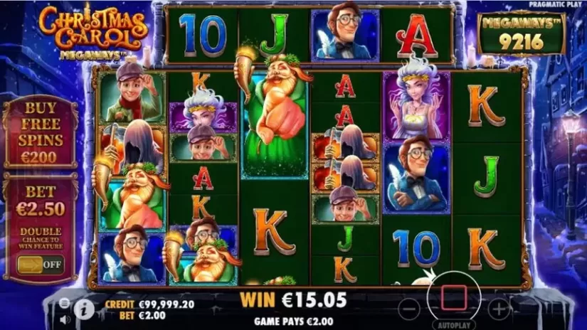 Christmas Carol Megaways slot screenshot 2