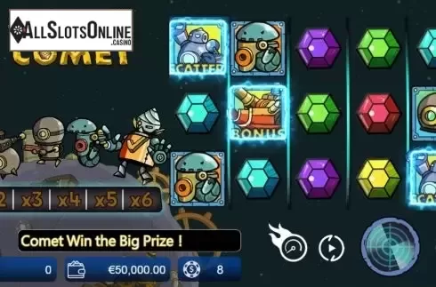 Reel Screen. Comet Treasure from Manna Play