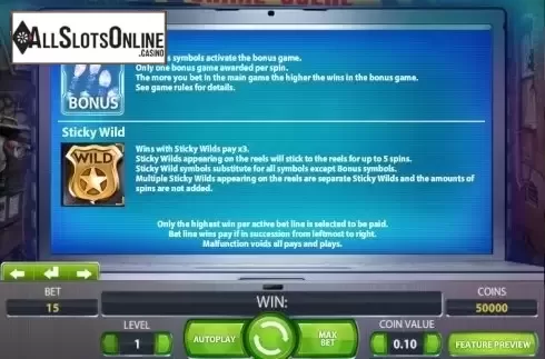 Screen6. Crime Scene from NetEnt