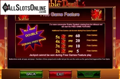 Screen6. Double the Devil from Amaya