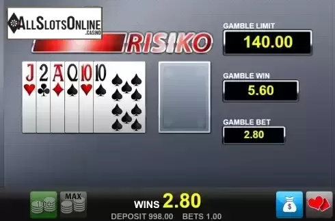 Double UP Risk Game Screen