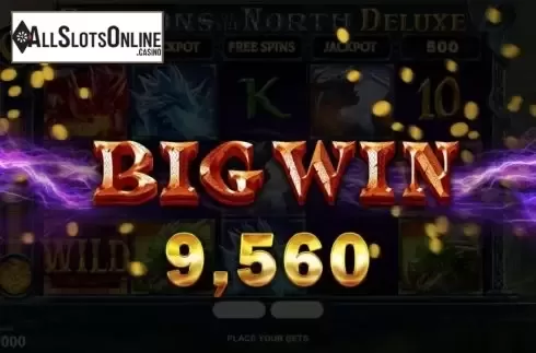 Big Win. Dragons of the North Deluxe from Pariplay