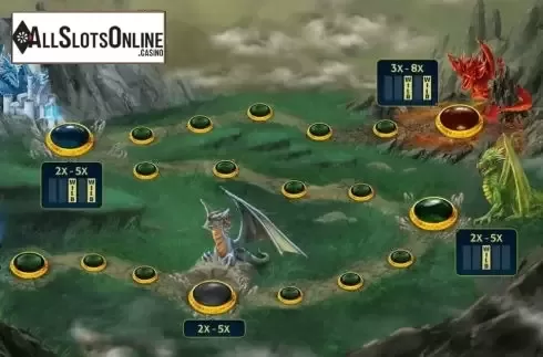 Features Map. Dragons of the North Deluxe from Pariplay