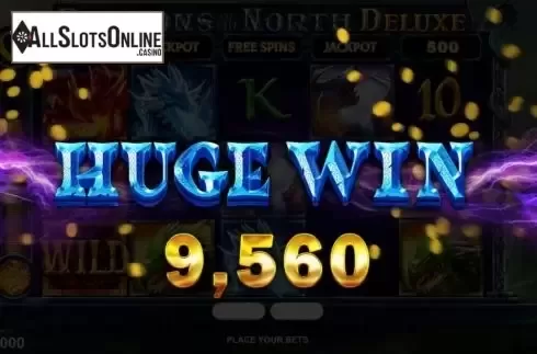 Huge Win. Dragons of the North Deluxe from Pariplay