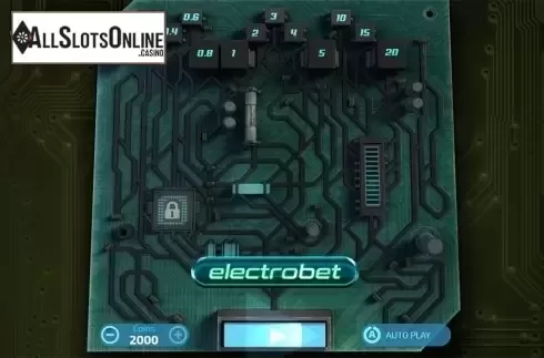 Reels screen. Electrobet from FunFair