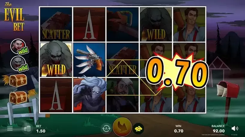Evil Bet slot screenshot 2