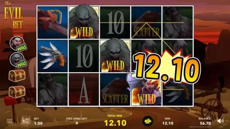 Evil Bet slot screenshot 5