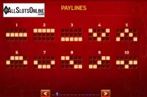Paytable. Eye of Hathor from Bwin.Party