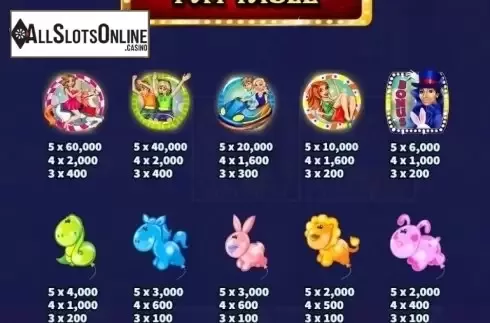 Paytable 3. Fantasy Park ( KA GAMING) from KA Gaming