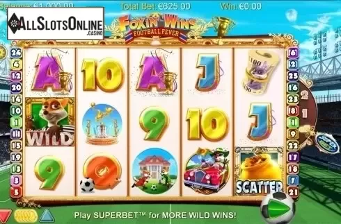 Main game. Foxin' Wins Football Fever from NextGen