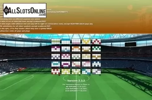 Paylines. Foxin' Wins Football Fever from NextGen