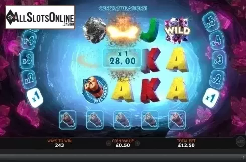 Cascading win screen 2. GemBurst from SUNFOX Games