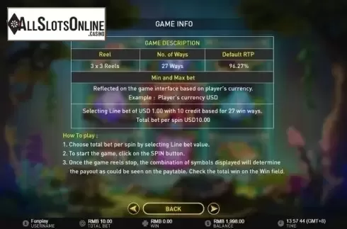 Info. Gem Forest from GamePlay