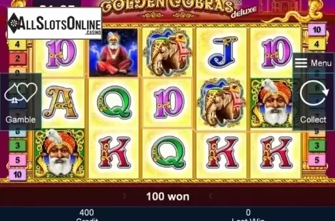 Wild. Golden Cobras deluxe from Greentube