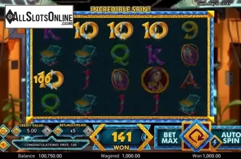 Win Screen 3. Golden Genie (Swintt) from Swintt