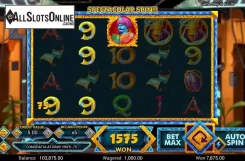 Win Screen 1. Golden Genie (Swintt) from Swintt