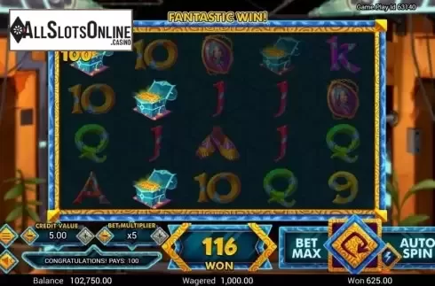 Win Screen 2. Golden Genie (Swintt) from Swintt