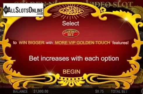 Start Screen 2. Golden Nugget from NextGen