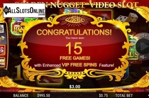 Free Spins 1. Golden Nugget from NextGen