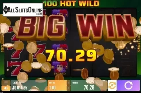 Big Win screen
