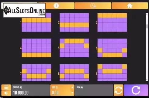 Pay Lines screen