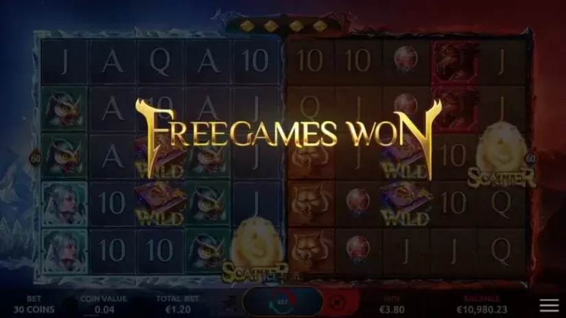 Ice and Fire slot screenshot 3