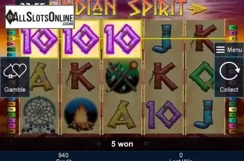 Win. Indian Spirit from Greentube