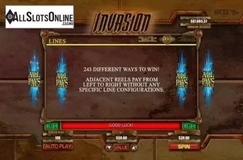 Lines. Invasion from RTG