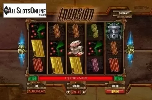 Win Screen. Invasion from RTG
